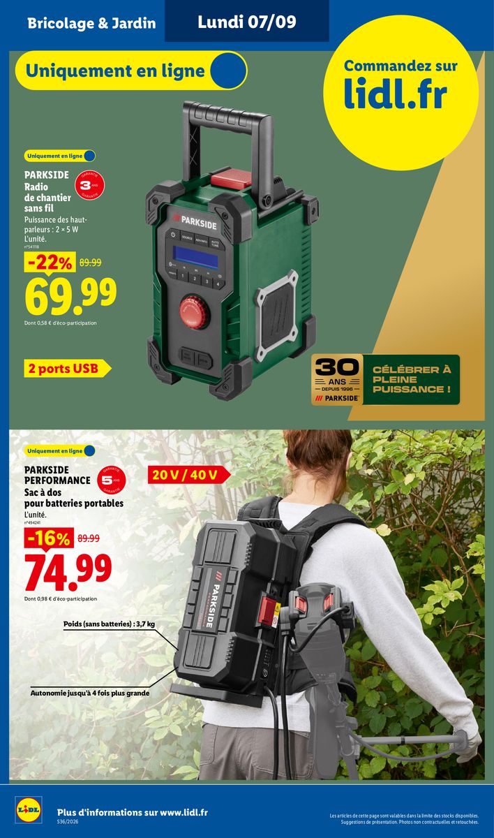 Lidl catalog page 46 — 2026-09-03 to 2026-09-09