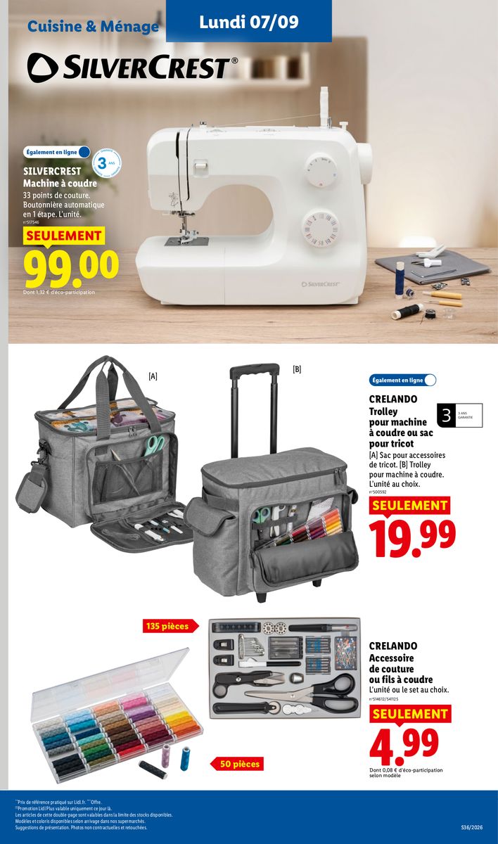 Lidl catalog page 57 — 2026-09-03 to 2026-09-09