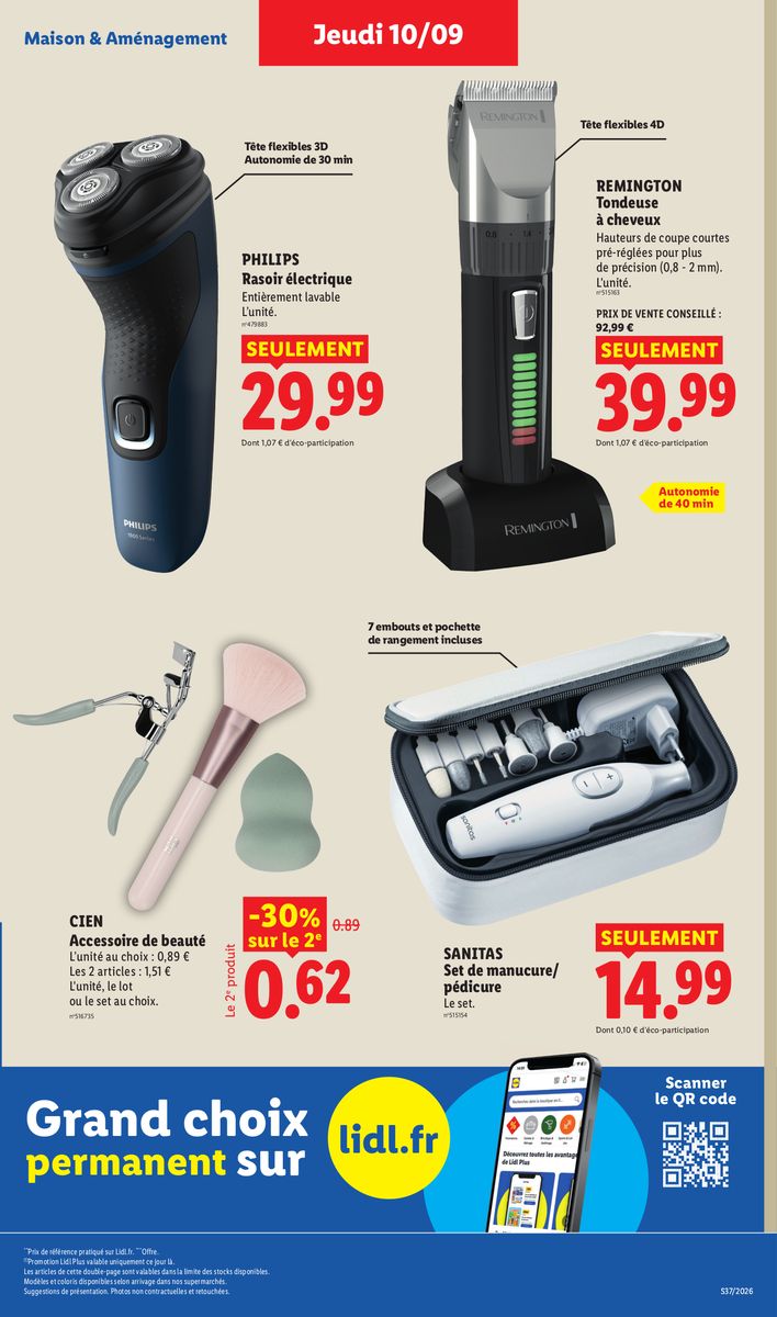 Lidl catalog page 29 — 2026-09-10 to 2026-09-16