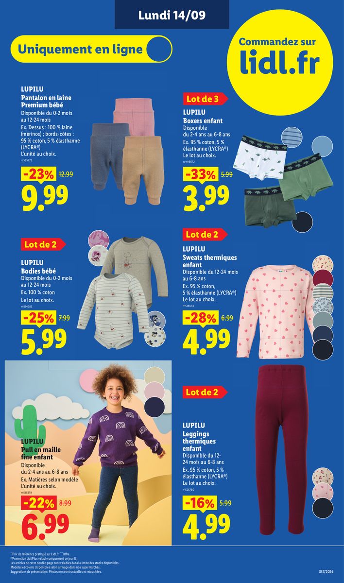 Lidl catalog page 45 — 2026-09-10 to 2026-09-16