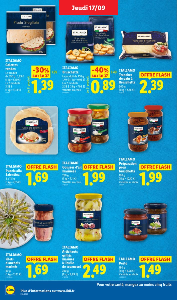 Lidl catalog page 22 — 2026-09-17 to 2026-09-23