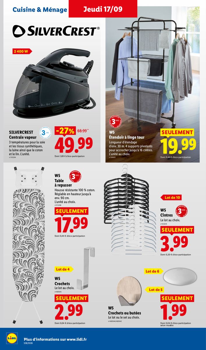 Lidl catalog page 40 — 2026-09-17 to 2026-09-23