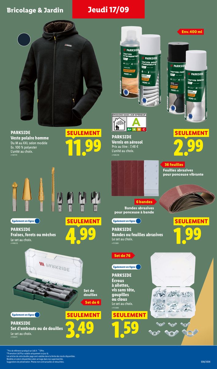 Lidl catalog page 45 — 2026-09-17 to 2026-09-23