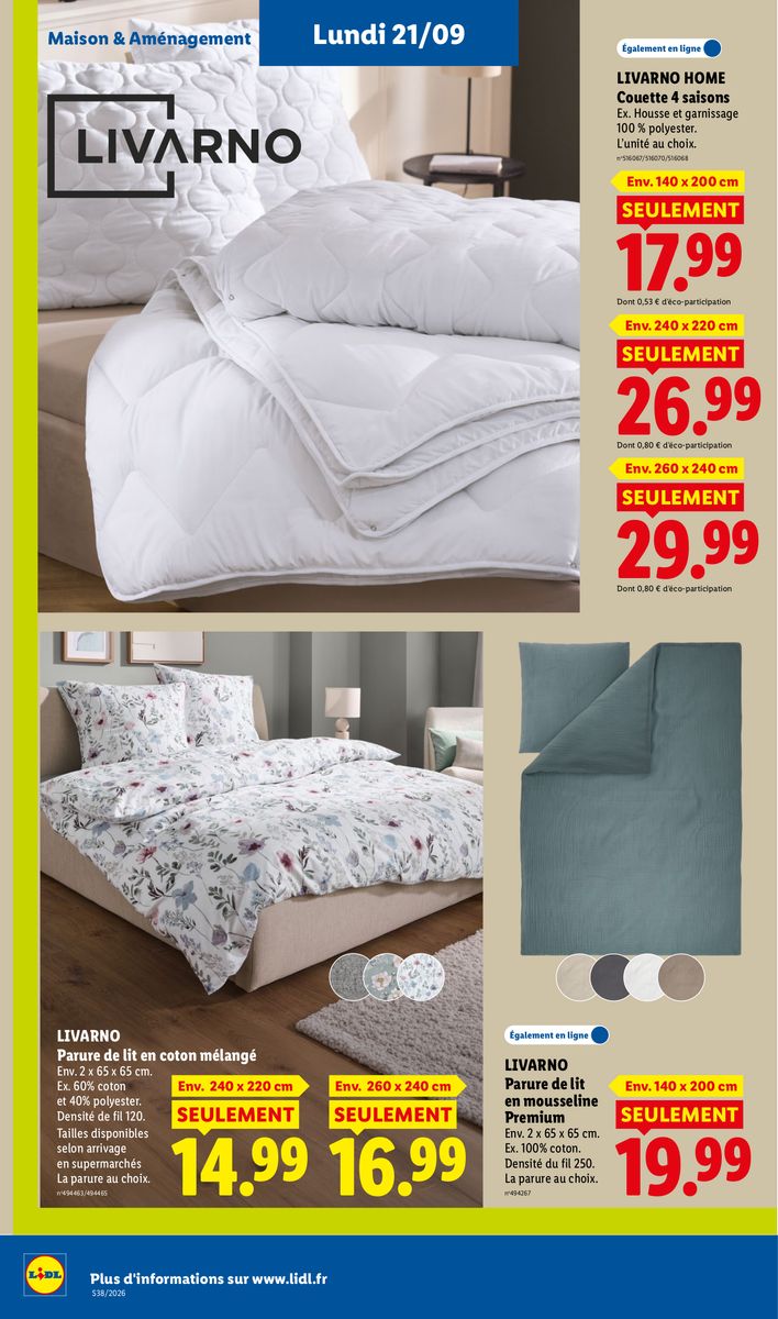 Lidl catalog page 62 — 2026-09-17 to 2026-09-23