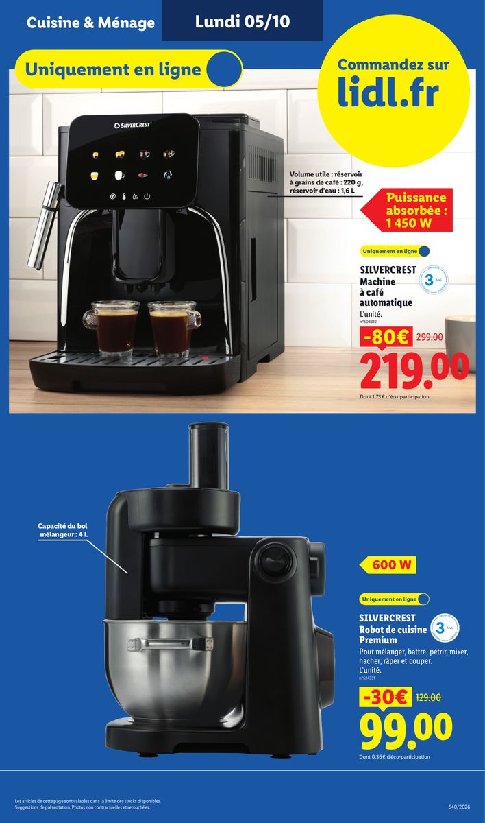 Lidl catalog page 9 — 2026-10-01 to 2026-10-07