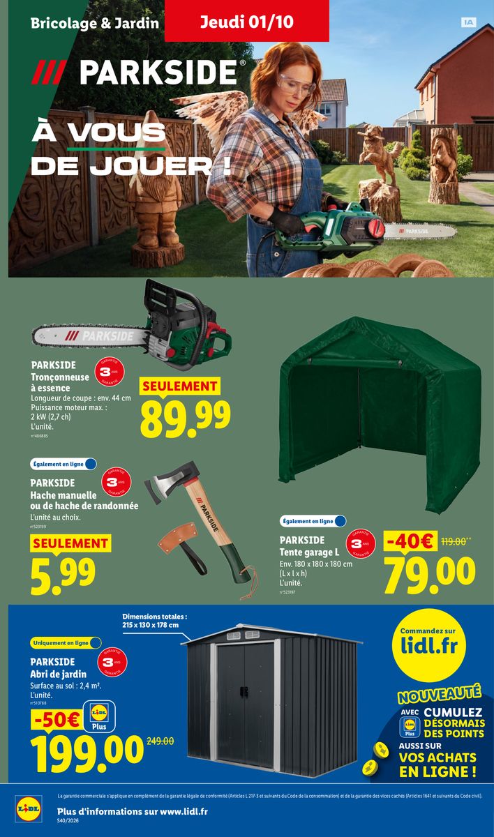 Lidl catalog page 38 — 2026-10-01 to 2026-10-07