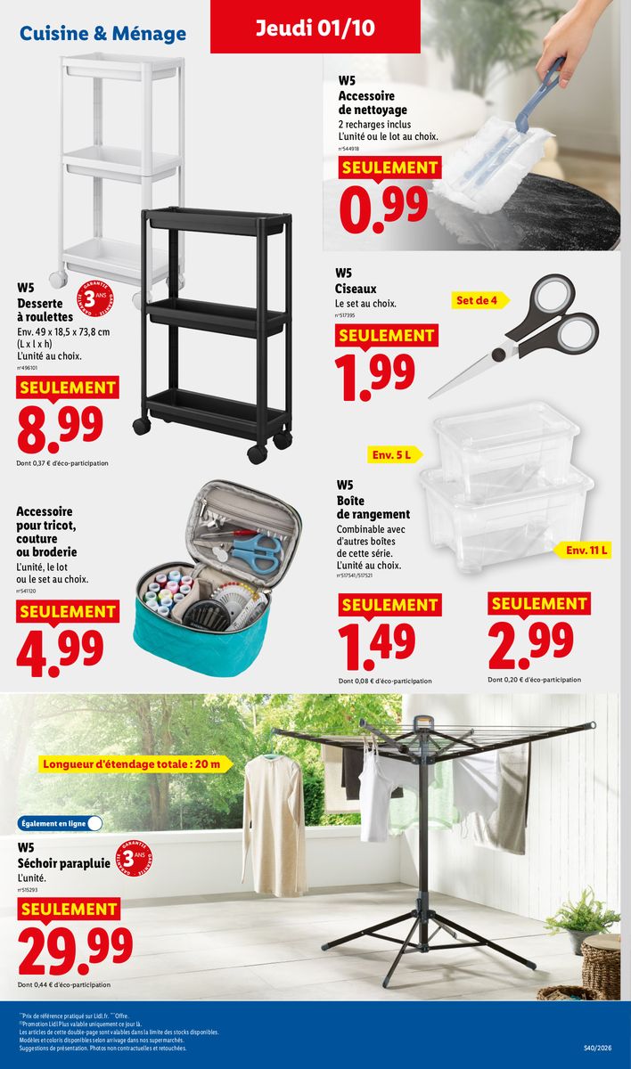 Lidl catalog page 43 — 2026-10-01 to 2026-10-07