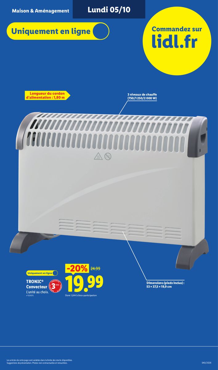 Lidl catalog page 45 — 2026-10-01 to 2026-10-07