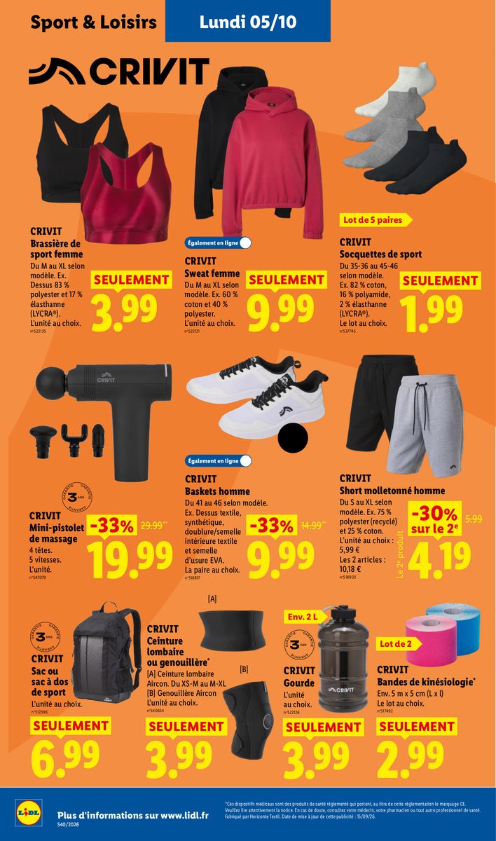 Lidl catalog page 52 — 2026-10-01 to 2026-10-07