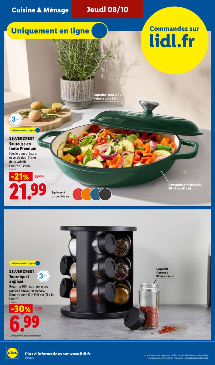 Lidl catalog page 10 — 2026-10-05 to 2026-10-08