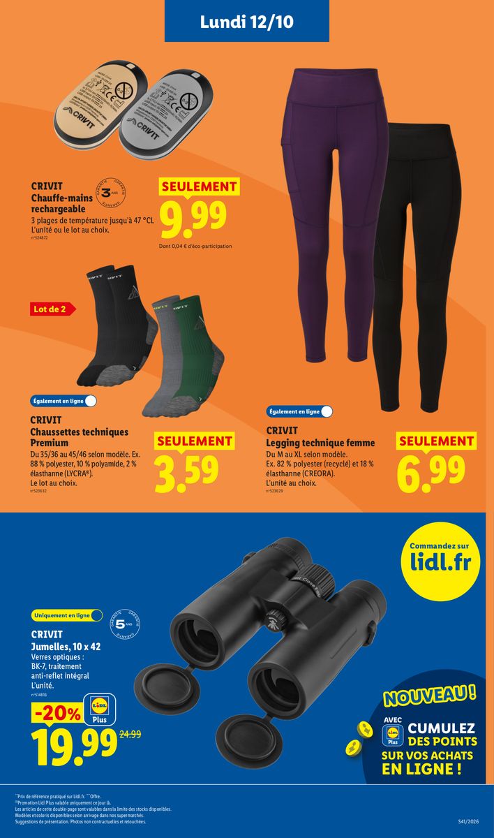 Lidl catalog page 57 — 2026-10-08 to 2026-10-14