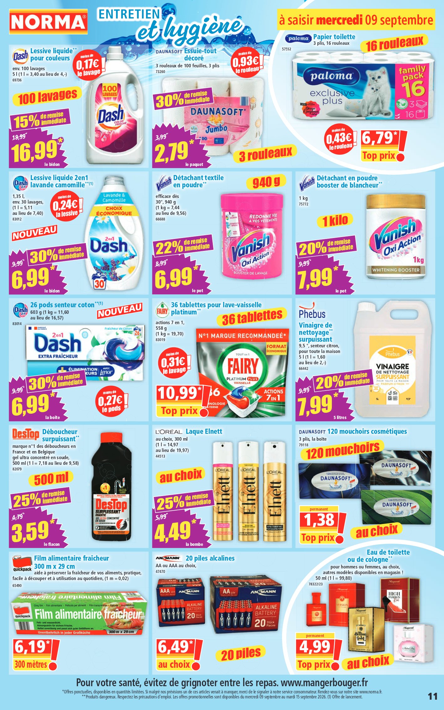 Norma catalog page 11 — 2026-09-09 to 2026-09-09