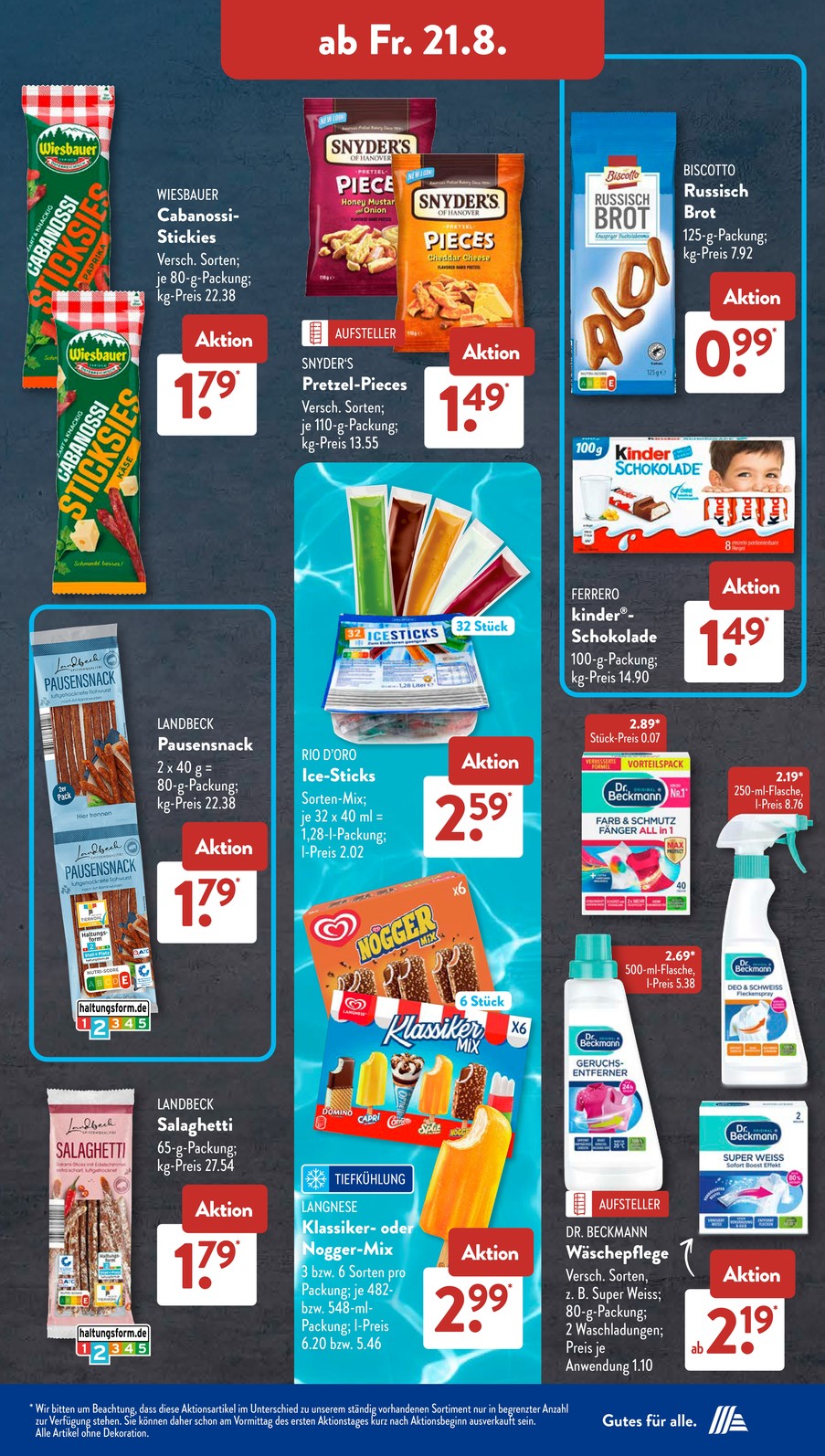 Aldi Sued catalog page 22 — 2026-08-17 to 2026-08-22