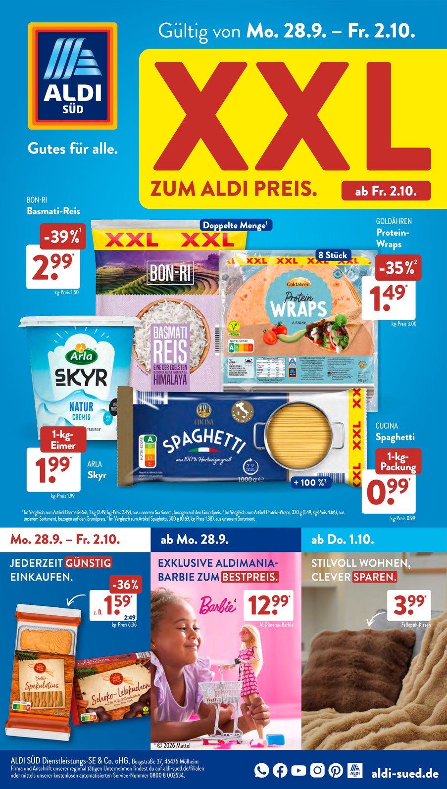 Aldi Sued catalog 2026-09-28 to 2026-10-03