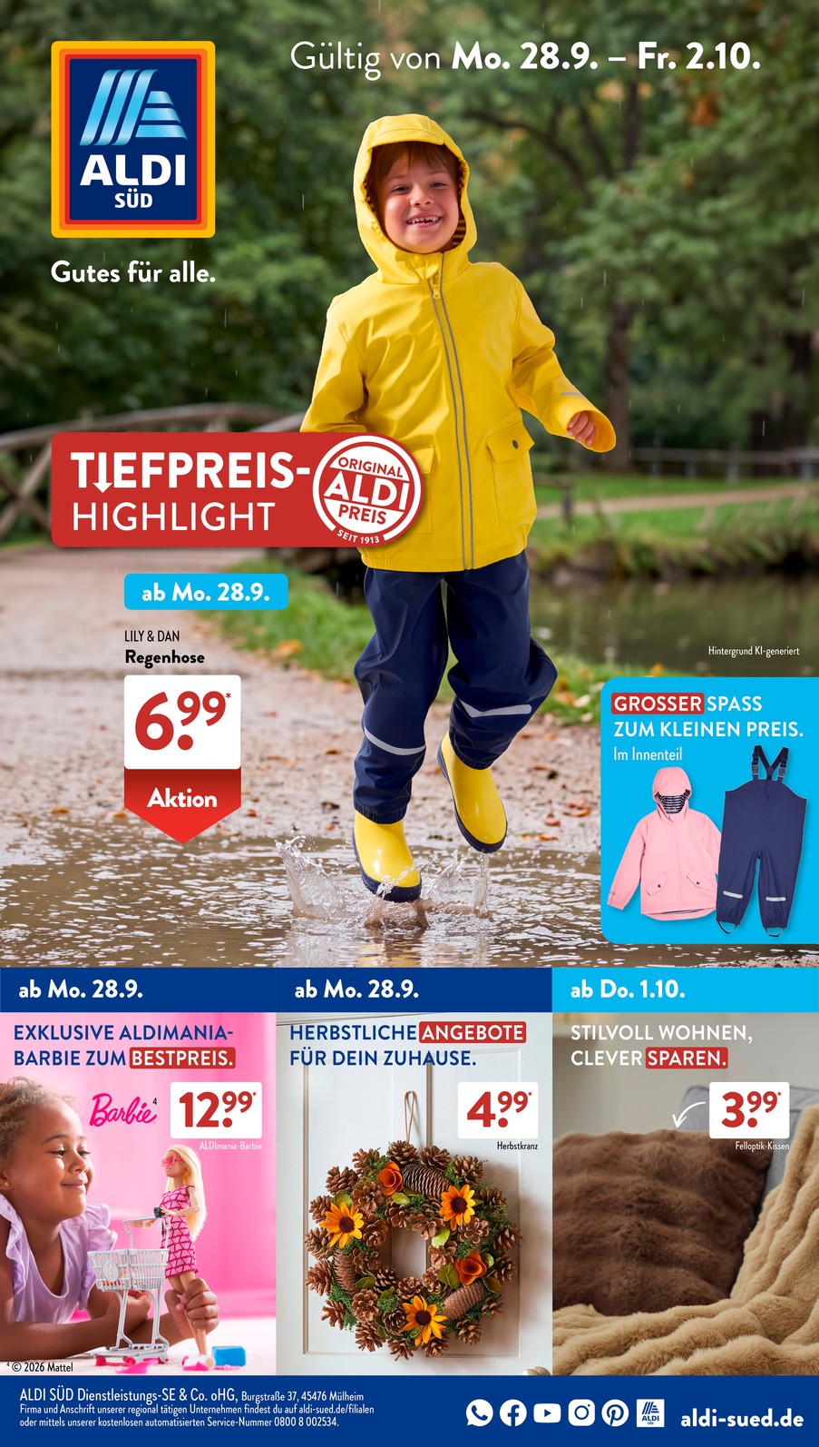 Aldi Sued catalog cover