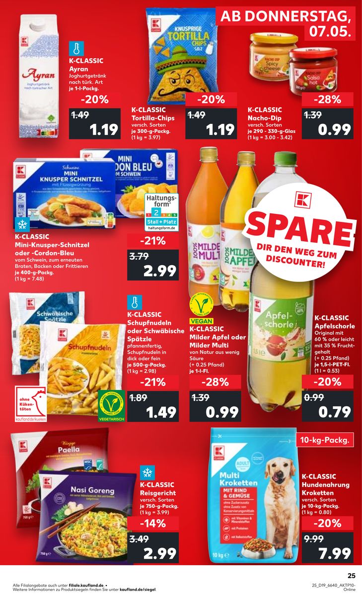 Kaufland catalog page 25 — 2026-05-07 to 2026-05-13
