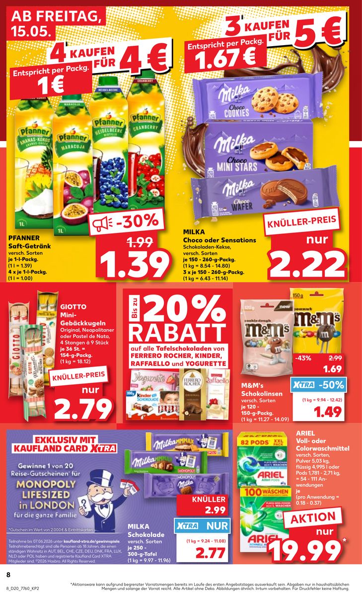 Kaufland catalog page 8 — 2026-05-15 to 2026-05-20