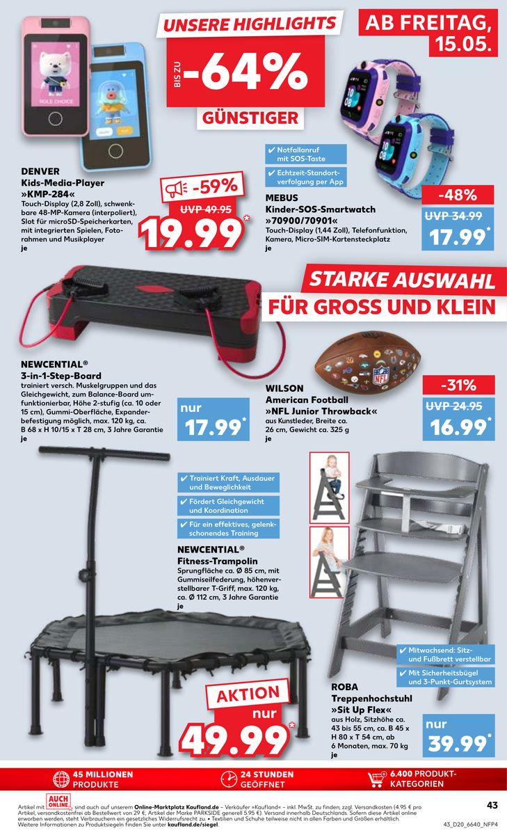 Kaufland catalog page 43 — 2026-05-15 to 2026-05-20