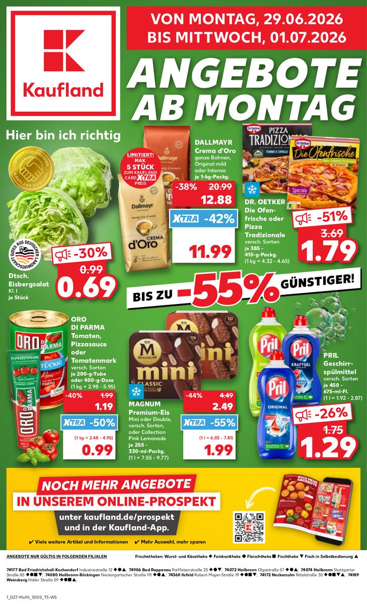 Kaufland catalog 2026-06-29 to 2026-07-01