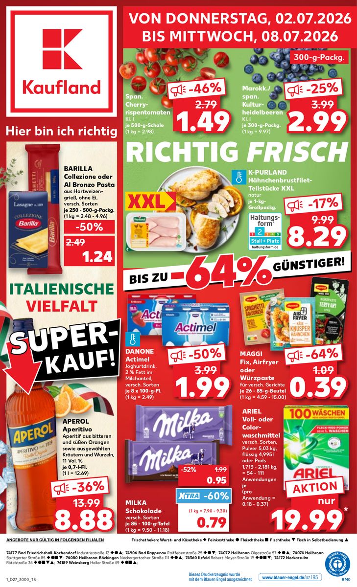 Kaufland catalog 2026-07-02 to 2026-07-08