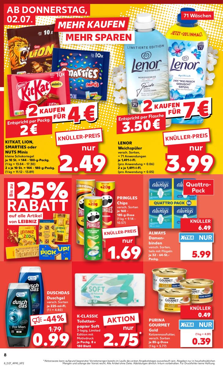 Kaufland catalog page 8 — 2026-07-02 to 2026-07-08