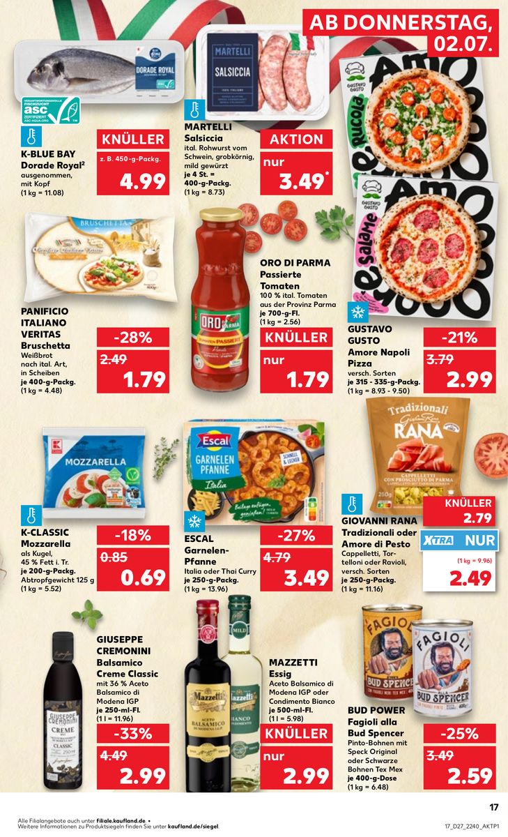Kaufland catalog page 17 — 2026-07-02 to 2026-07-08