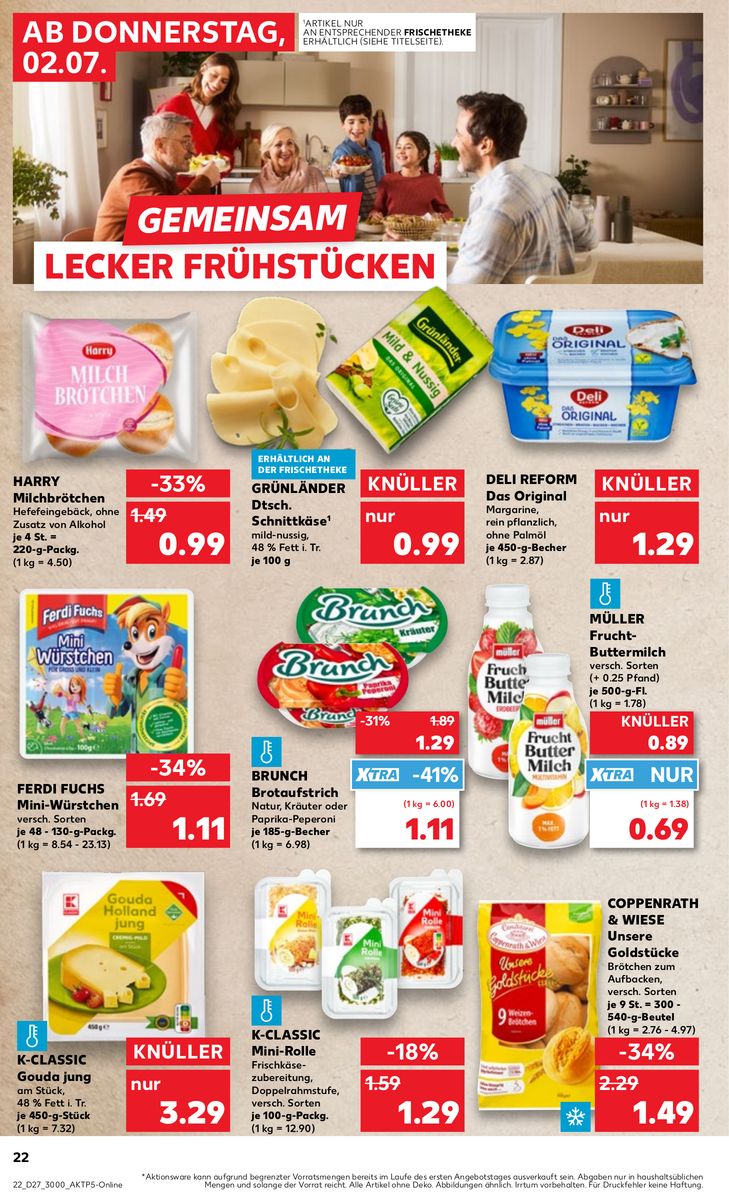 Kaufland catalog page 22 — 2026-07-02 to 2026-07-08