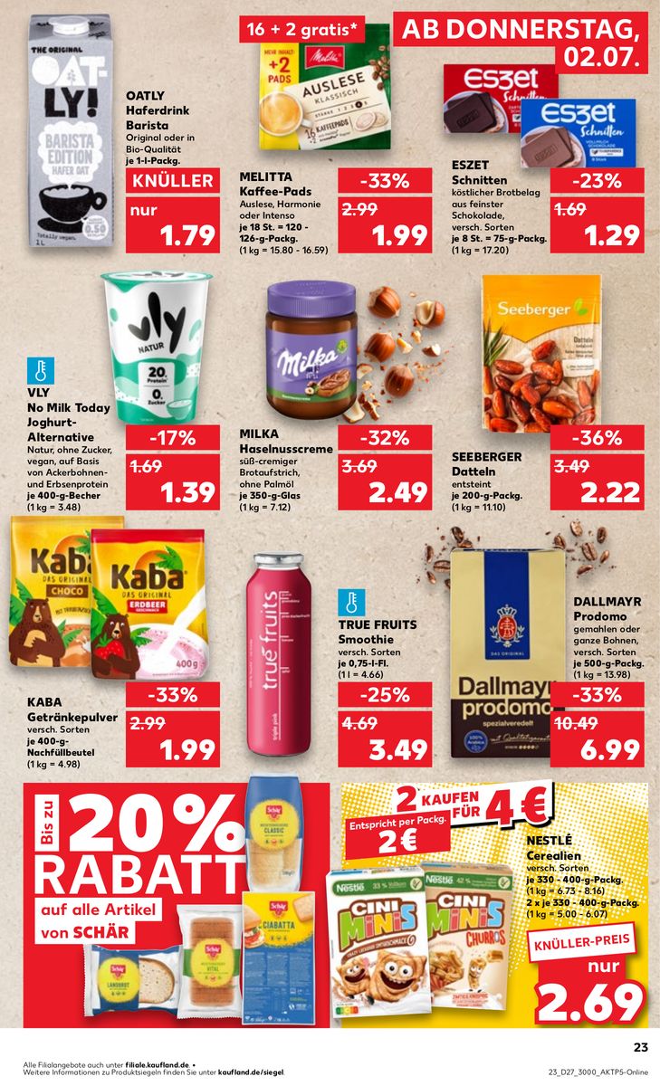 Kaufland catalog page 23 — 2026-07-02 to 2026-07-08