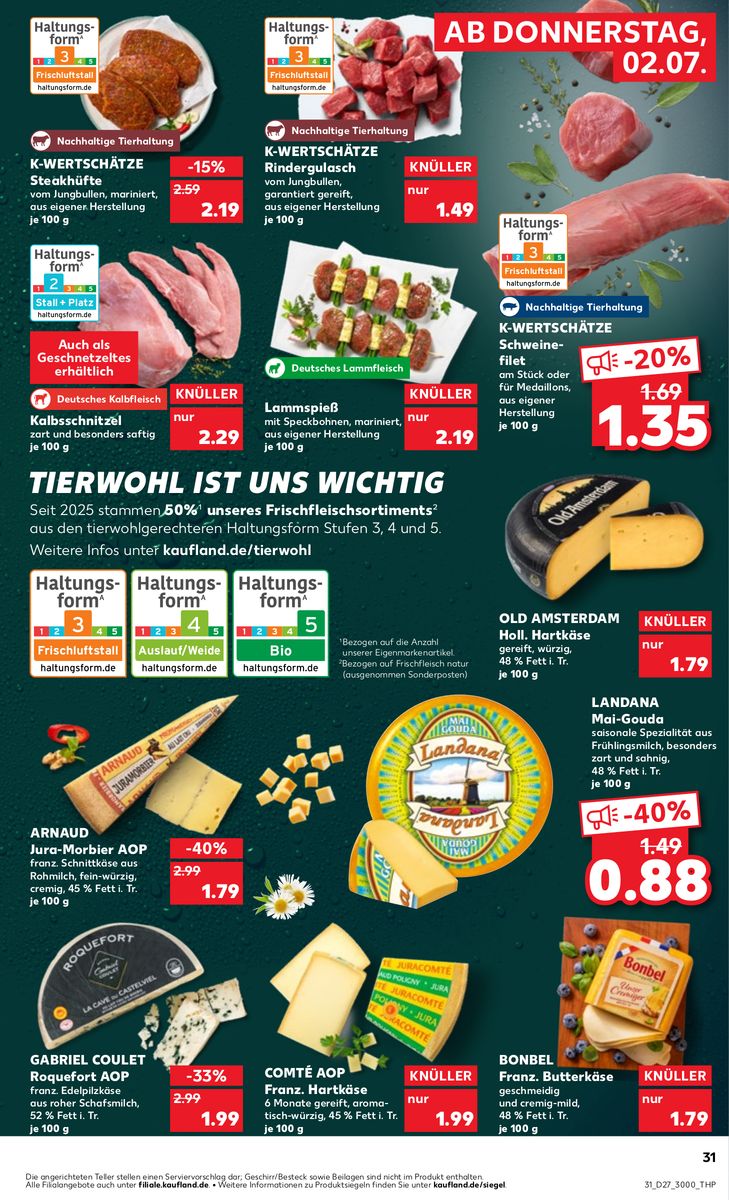 Kaufland catalog page 31 — 2026-07-02 to 2026-07-08