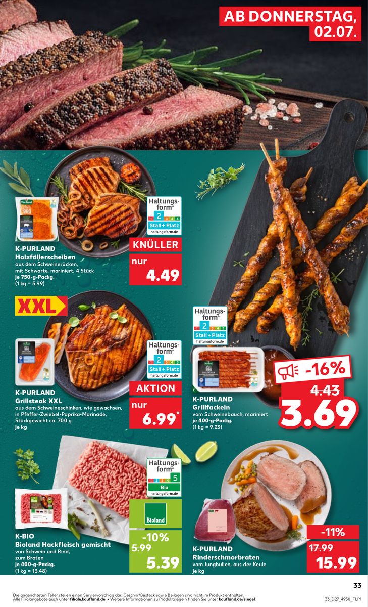 Kaufland catalog page 33 — 2026-07-02 to 2026-07-08