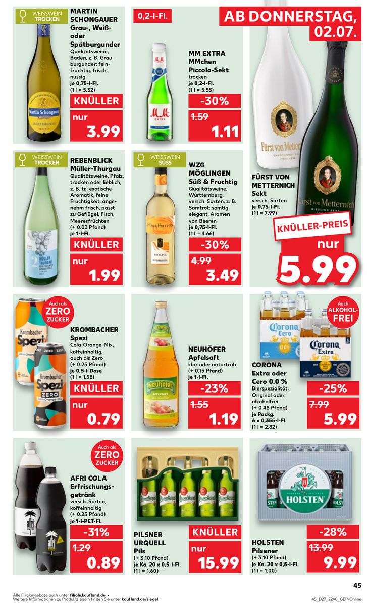 Kaufland catalog page 45 — 2026-07-02 to 2026-07-08