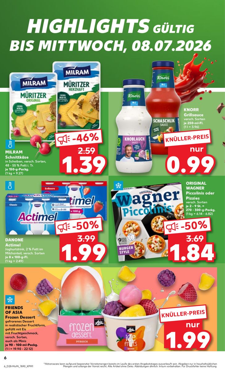 Kaufland catalog page 6 — 2026-07-06 to 2026-07-08