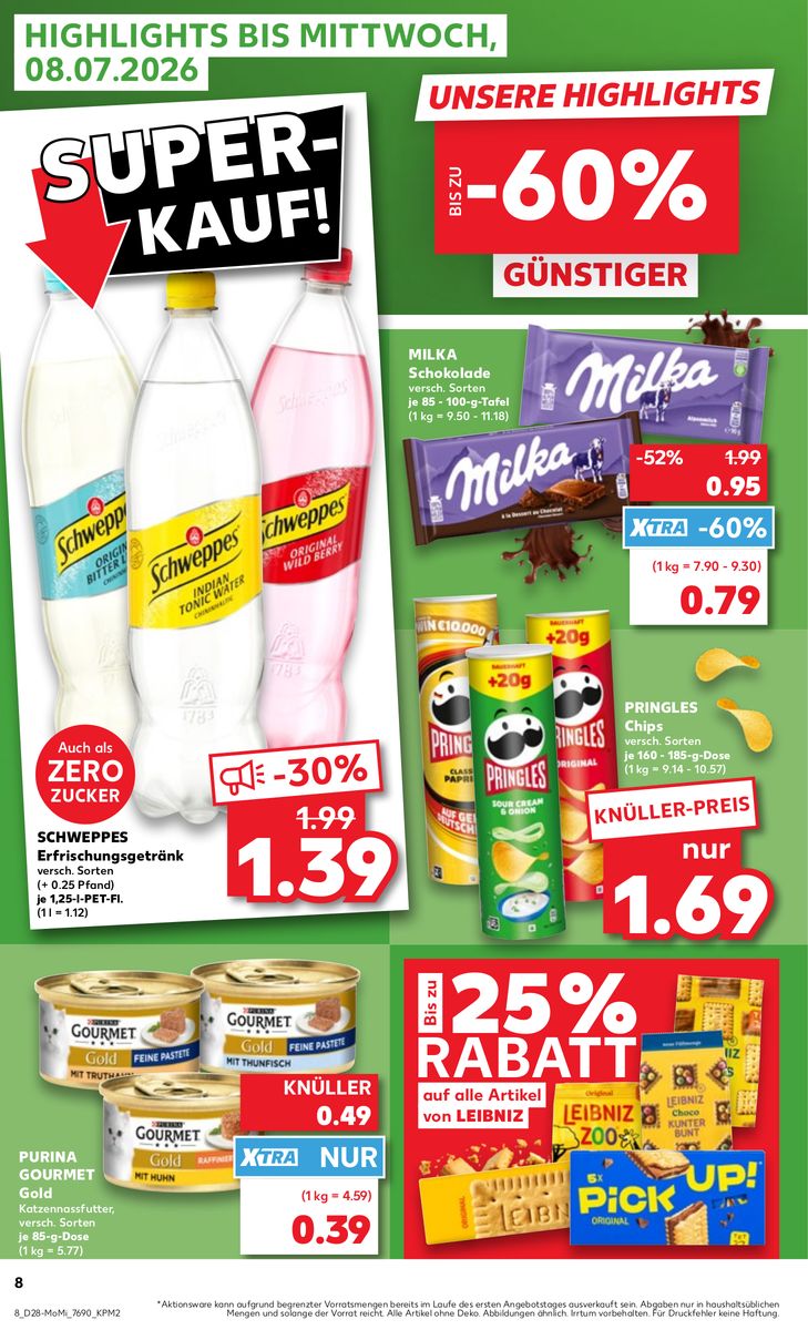 Kaufland catalog page 8 — 2026-07-06 to 2026-07-08