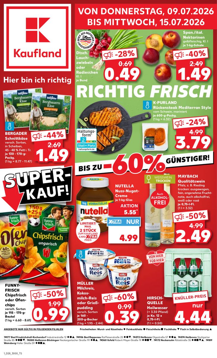 Kaufland catalog 2026-07-09 to 2026-07-15