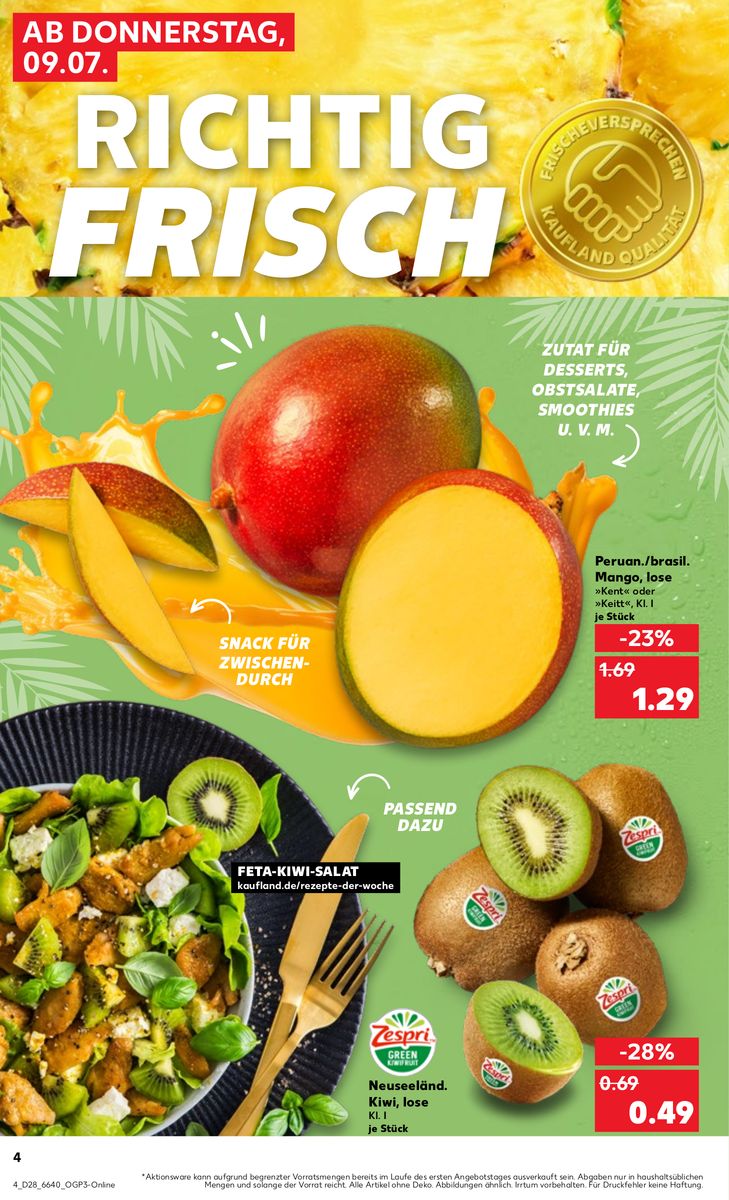 Kaufland catalog page 4 — 2026-07-09 to 2026-07-15
