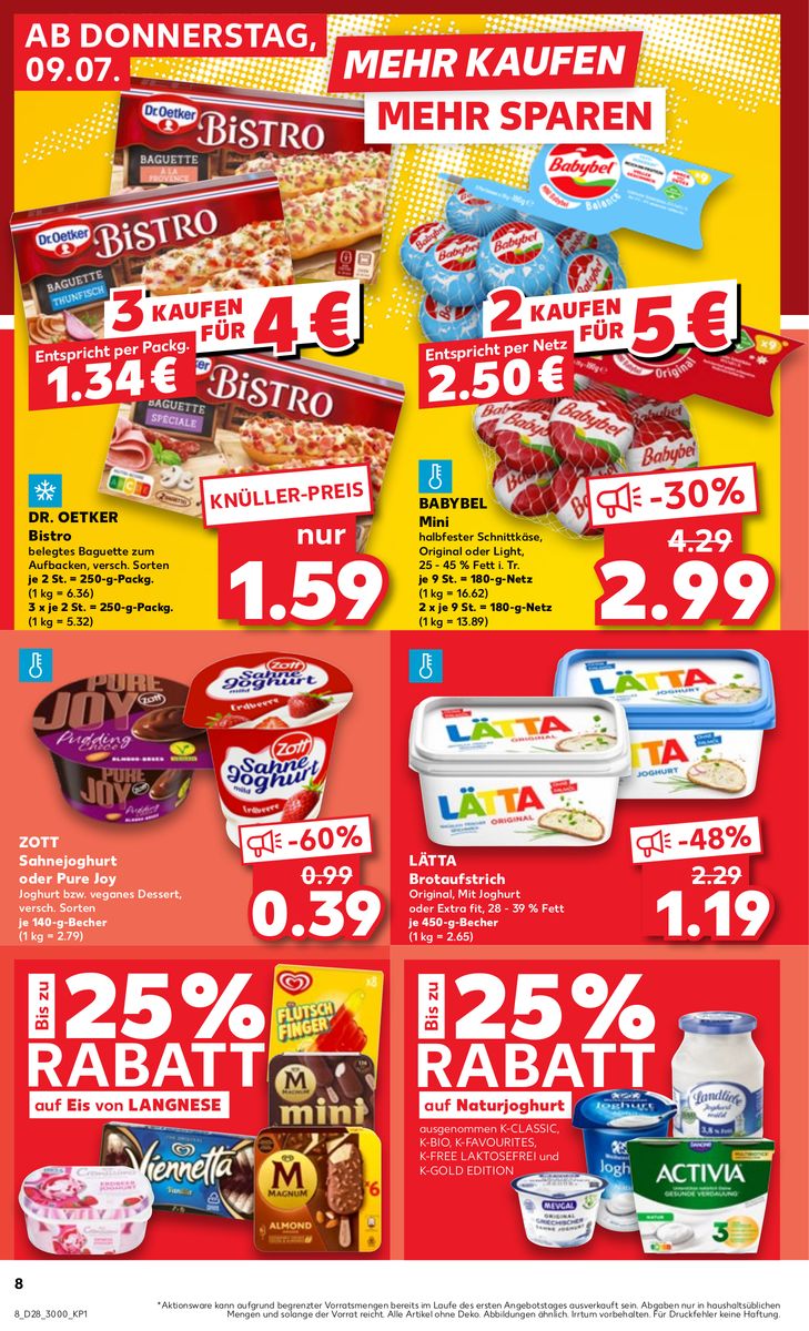 Kaufland catalog page 8 — 2026-07-09 to 2026-07-15