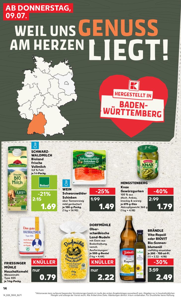 Kaufland catalog page 14 — 2026-07-09 to 2026-07-15