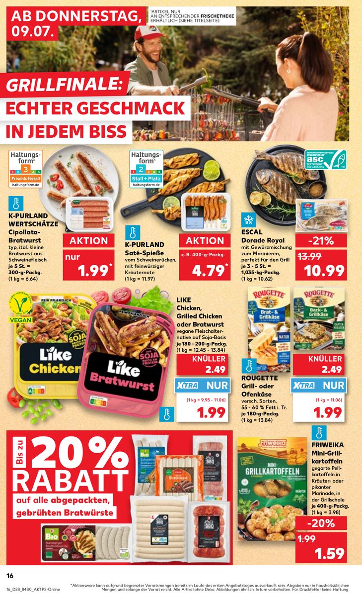 Kaufland catalog page 16 — 2026-07-09 to 2026-07-15