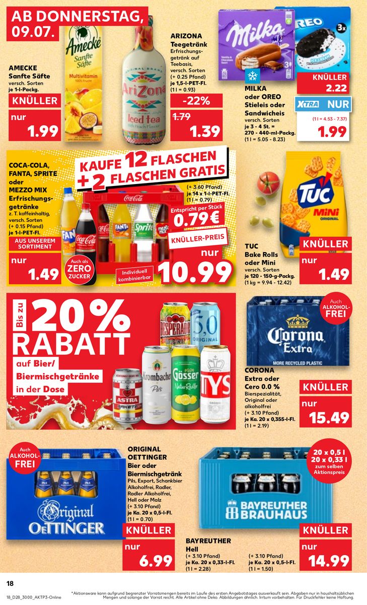 Kaufland catalog page 18 — 2026-07-09 to 2026-07-15