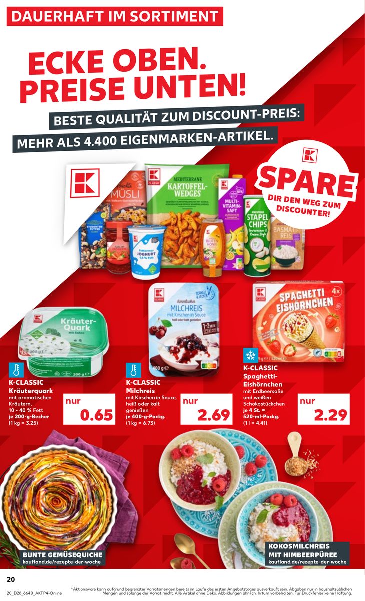 Kaufland catalog page 20 — 2026-07-09 to 2026-07-15