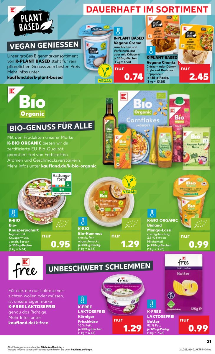 Kaufland catalog page 21 — 2026-07-09 to 2026-07-15