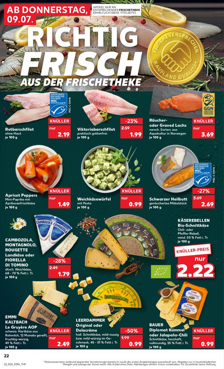 Kaufland catalog page 22 — 2026-07-09 to 2026-07-15