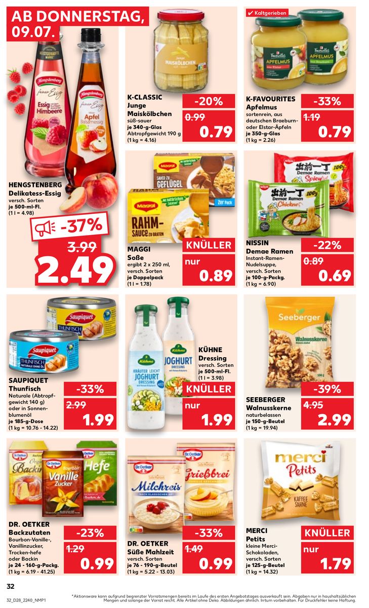 Kaufland catalog page 32 — 2026-07-09 to 2026-07-15