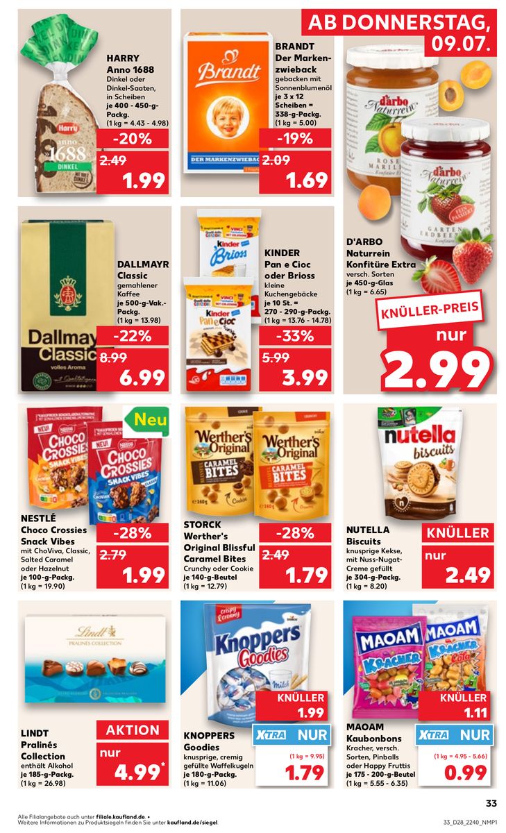 Kaufland catalog page 33 — 2026-07-09 to 2026-07-15