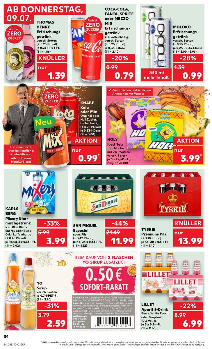 Kaufland catalog page 34 — 2026-07-09 to 2026-07-15