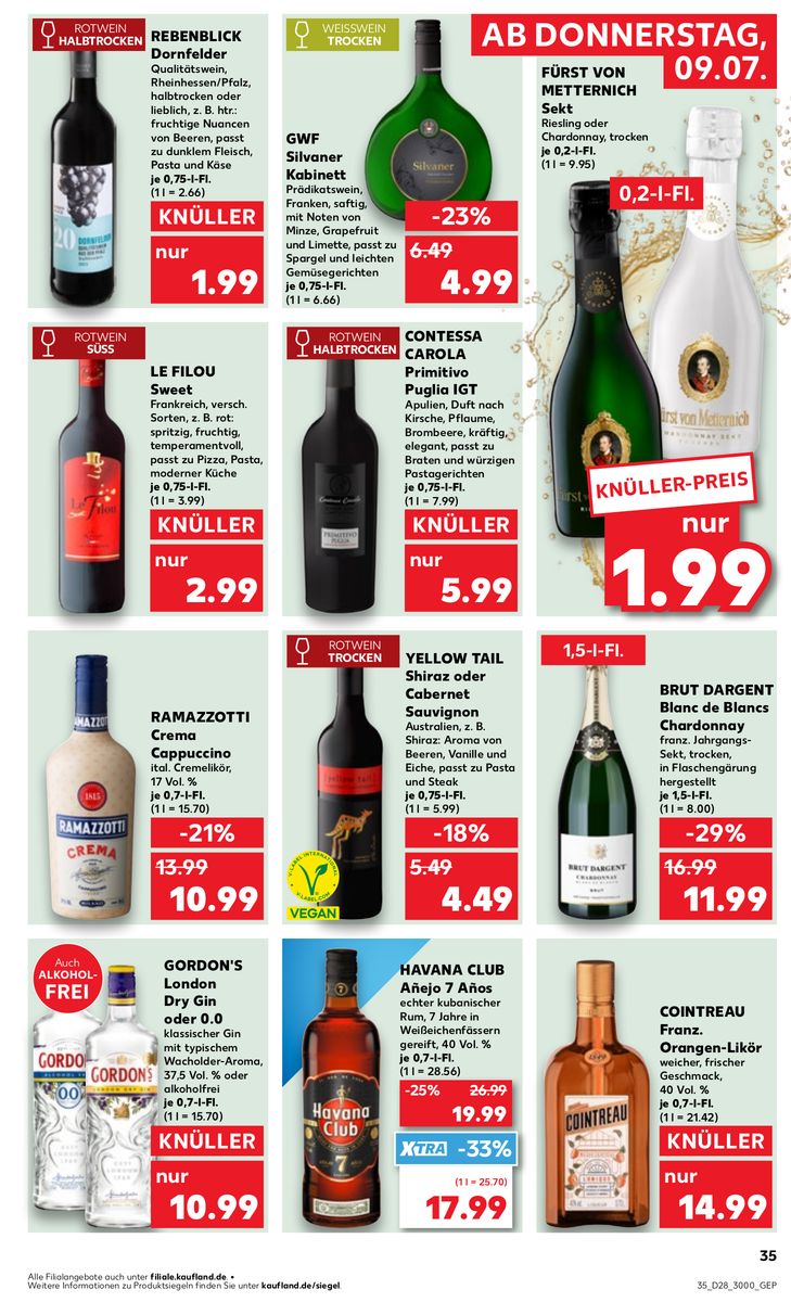 Kaufland catalog page 35 — 2026-07-09 to 2026-07-15