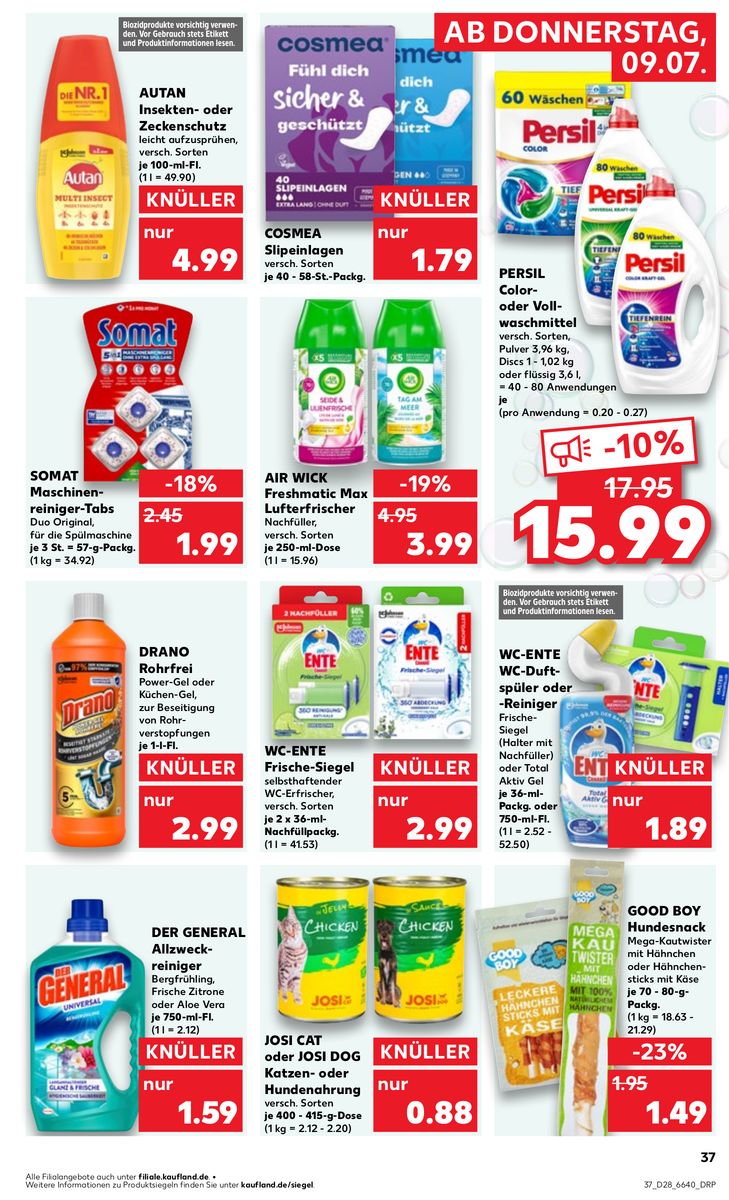 Kaufland catalog page 37 — 2026-07-09 to 2026-07-15