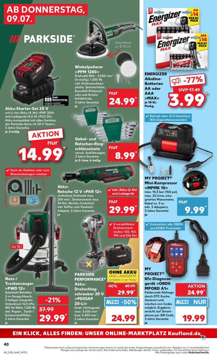 Kaufland catalog page 40 — 2026-07-09 to 2026-07-15