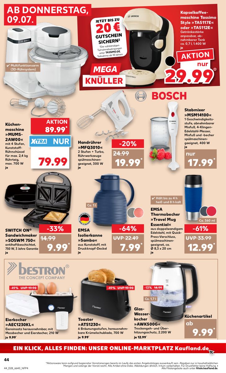 Kaufland catalog page 44 — 2026-07-09 to 2026-07-15