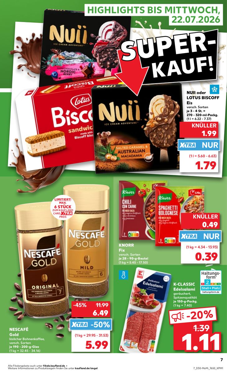 Kaufland catalog page 7 — 2026-07-20 to 2026-07-22